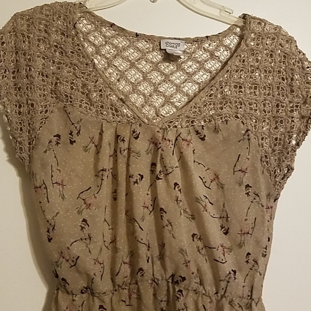 Adorable sheer blouse